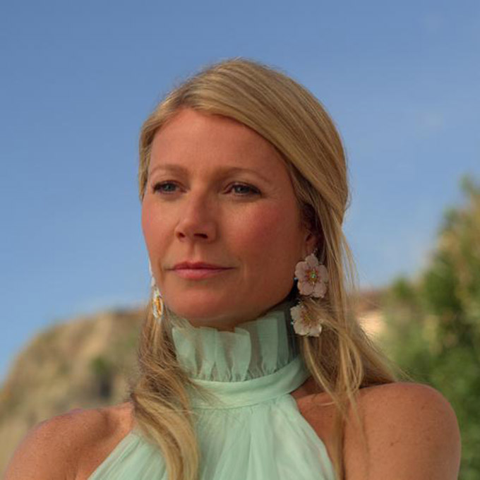 Alex Soldier earrings on Gwyneth Paltrow in The Politician