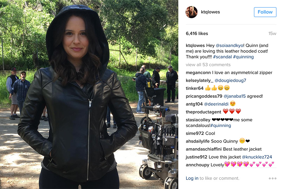 Katie Lowes from Scandal - Soia & Kyo jacket